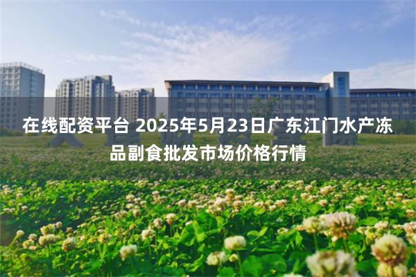 在线配资平台 2025年5月23日广东江门水产冻品副食批发市场价格行情